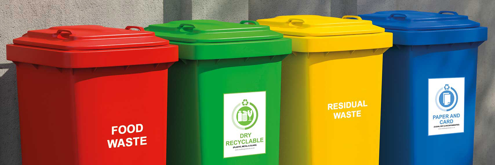 Simpler recycling bins graphic